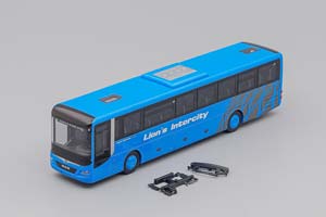 MAN LION'S INTERCITY 2017, BLUE (ДЛИНА МОДЕЛИ 3-5 СМ) — фото 1