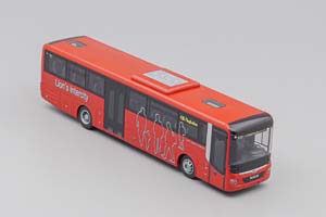MAN LION'S INTERCITY 2018, RED (ДЛИНА МОДЕЛИ 3-5 СМ) — фото 3