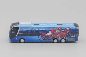 MAN LION'S COACH L "WEIHNACHTBUS", BLUE (ДЛИНА МОДЕЛИ 3-5 СМ) — фото 5