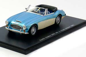 AUSTIN HEALEY 3000 MK3 1965 BLUEMETALLIC CREME