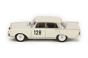 MERCEDES 220 SE #128 WINNER RALLY MONTE-CARLO W.SCHOCK R.MOLL 1960 GREY / MERCEDES 220 SE No128 ПОБЕДИТЕЛЬ РАЛЛИ МОНТЕ-КАРЛО В.ШОК Р.МОЛЛ 1960 СЕРЫЙ — фото 4
