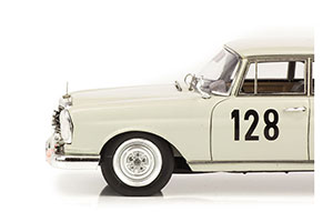 MERCEDES 220 SE #128 WINNER RALLY MONTE-CARLO W.SCHOCK R.MOLL 1960 GREY / MERCEDES 220 SE No128 ПОБЕДИТЕЛЬ РАЛЛИ МОНТЕ-КАРЛО В.ШОК Р.МОЛЛ 1960 СЕРЫЙ — фото 9