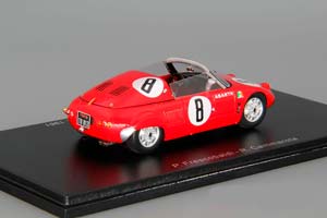 ABARTH 700 SPYDER #8 LM 1961 RED — фото 2