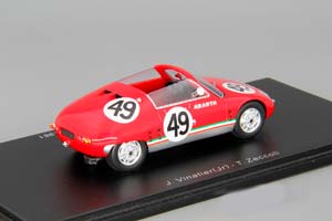 ABARTH 700 SPYDER #49 LM 1961 RED — фото 2