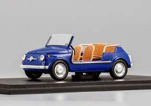 FIAT 500 JOLLY 1962 DARK BLUE — фото 3