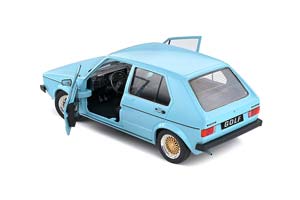 VW VOLKSWAGEN RABBIT (GOLF) 1 L CUSTOM 1983 LIGHT BLUE — фото 4