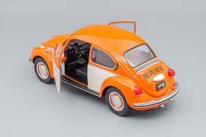 VW VOLKSWAGEN KAFER BEETLE 1303 1974, ORANGE/WHITE — фото 5