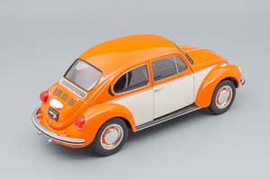 VW VOLKSWAGEN KAFER BEETLE 1303 1974, ORANGE/WHITE — фото 2