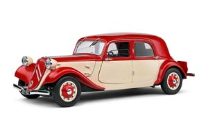 CITROEN TRACTION 7 1937 RED CREME