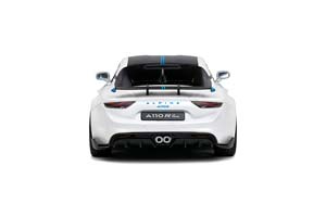 ALPINE A110 RADICALE 2023 БЕЛЫЙ С ЧЕРНЫМ — фото 3