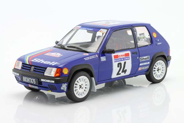 PEUGEOT 205 NO 24 TOUR DE CORSE 1990