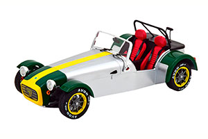 LOTUS SEVEN 1989 SILVER GREEN/YELLOW