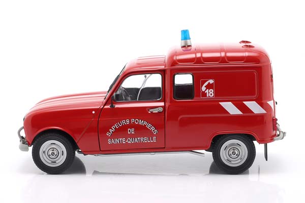 RENAULT 4LF4 FIRE DEPARTMENT YEAR 1976 RED / РЕНО 4LF4 ПОЖАРНАЯ СЛУЖБА КРАСНЫЙ — фото 4