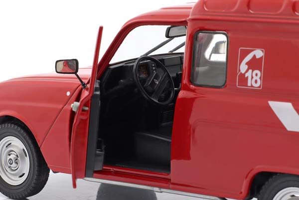 RENAULT 4LF4 FIRE DEPARTMENT YEAR 1976 RED / РЕНО 4LF4 ПОЖАРНАЯ СЛУЖБА КРАСНЫЙ — фото 5