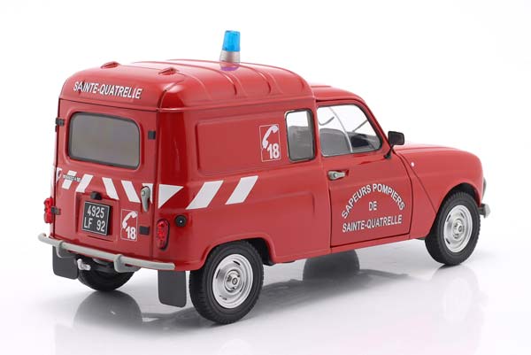 RENAULT 4LF4 FIRE DEPARTMENT YEAR 1976 RED / РЕНО 4LF4 ПОЖАРНАЯ СЛУЖБА КРАСНЫЙ — фото 2