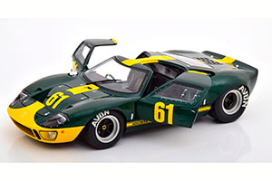 FORD GT40 NO 61 DARK GREEN METALLIC/YELLOW — фото 3