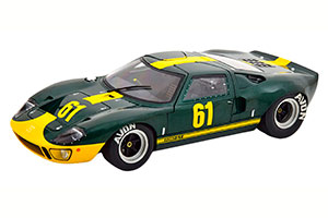 FORD GT40 NO 61 DARK GREEN METALLIC/YELLOW