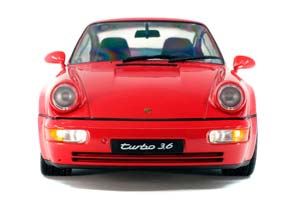 PORSCHE 911 (964) 3.6 TURBO YEAR 1990 GUARDS RED — фото 10