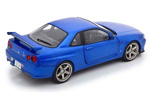 NISSAN SKYLINE GT-R (R34) 1999 BLUE METALLIC / NISSAN SKYLINE GT-R (R34) 1999 СИНИЙ МЕТАЛЛИК — фото 4