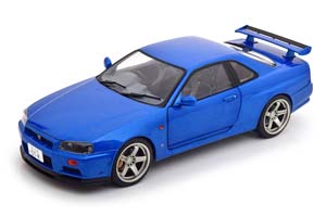 NISSAN SKYLINE GT-R (R34) 1999 BLUE METALLIC / NISSAN SKYLINE GT-R (R34) 1999 СИНИЙ МЕТАЛЛИК — фото 6