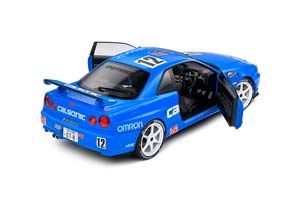 NISSAN GT-R (R34) STREETFIGHTER CALSONIC TRIBUTE СИНИЙ — фото 4