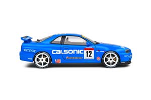 NISSAN GT-R (R34) STREETFIGHTER CALSONIC TRIBUTE СИНИЙ — фото 9