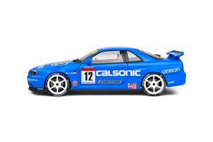 NISSAN GT-R (R34) STREETFIGHTER CALSONIC TRIBUTE СИНИЙ — фото 2
