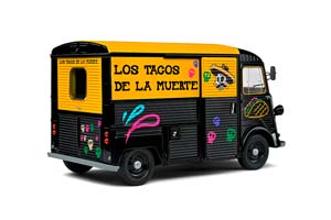 CITROEN HY LOS TACOS DE LA MUERTE 1969 BLACK YELLOW — фото 4