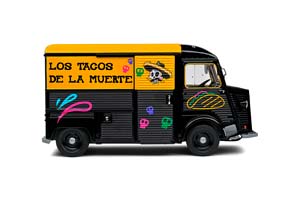 CITROEN HY LOS TACOS DE LA MUERTE 1969 BLACK YELLOW — фото 5