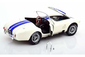 SHELBY COBRA 427 S/C WITH REMOVABLE HARDTOP WHITE/BLUE — фото 4