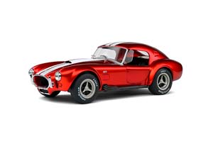 SHELBY COBRA 427 MK II WITH REMOVABLE HARDTOP 1965 RED METALLIC/WHITE