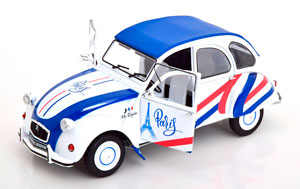 CITROEN 2CV6 REGION PARIS 1982 WHITE BLUE RED — фото 3