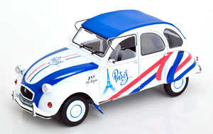 CITROEN 2CV6 REGION PARIS 1982 WHITE BLUE RED
