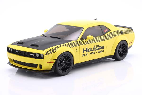DODGE CHALLENGER SRT NEW YORK CITY HELLCAB 2023 YELLOW BLACK