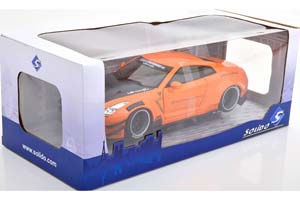 NISSAN GTR R35 LB WORKS 2021 ORANGE-METALLIC CARBON — фото 10