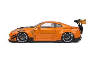 NISSAN GTR R35 LB WORKS 2021 ORANGE-METALLIC CARBON — фото 6