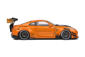 NISSAN GTR R35 LB WORKS 2021 ORANGE-METALLIC CARBON — фото 7