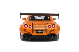 NISSAN GTR R35 LB WORKS 2021 ORANGE-METALLIC CARBON — фото 9