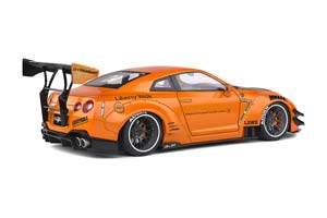 NISSAN GTR R35 LB WORKS 2021 ORANGE-METALLIC CARBON — фото 2