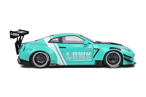 NISSAN GTR R35 LB WORKS 2021 MINT WHITE CARBON — фото 5