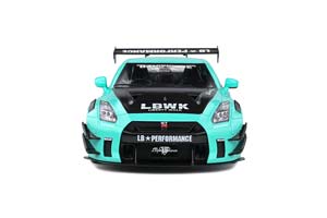 NISSAN GTR R35 LB WORKS 2021 MINT WHITE CARBON — фото 6