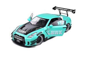 NISSAN GTR R35 LB WORKS 2021 MINT WHITE CARBON — фото 8