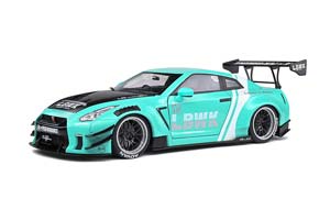 NISSAN GTR R35 LB WORKS 2021 MINT WHITE CARBON — фото 11