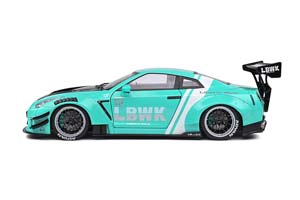 NISSAN GTR R35 LB WORKS 2021 MINT WHITE CARBON — фото 2