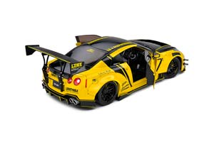 NISSAN GT-R (R35) LBWK BODYKIT TYPE 2 YELLOW BLACK — фото 9