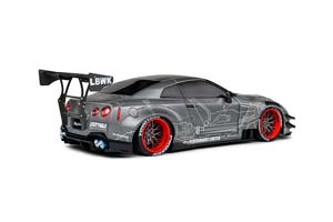 NISSAN GT-R (R35) W/LIBERTY WALK BODY KIT 2.0 2020 CATALOGUE DESIGN СЕРЫЙ — фото 4