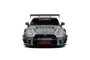 NISSAN GT-R (R35) W/LIBERTY WALK BODY KIT 2.0 2020 CATALOGUE DESIGN СЕРЫЙ — фото 6