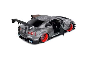 NISSAN GT-R (R35) W/LIBERTY WALK BODY KIT 2.0 2020 CATALOGUE DESIGN СЕРЫЙ — фото 9
