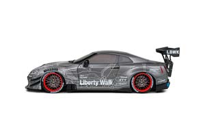 NISSAN GT-R (R35) W/LIBERTY WALK BODY KIT 2.0 2020 CATALOGUE DESIGN СЕРЫЙ — фото 2
