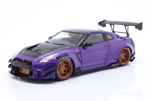 NISSAN SKYLINE GT-R (R35) LBWK BODYKIT TYPE 2 PURPLE-METALLIC
